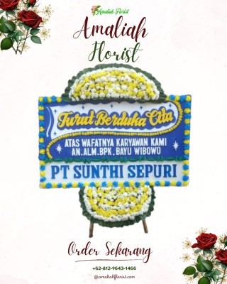 Papan Bunga Duka di Koto Panjang Padang