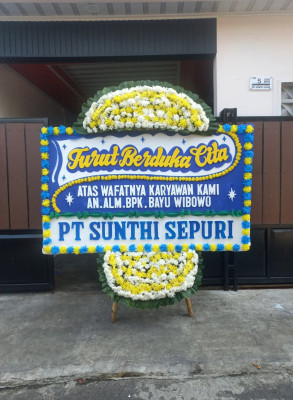 Papan Bunga Duka di Koto Panjang Padang